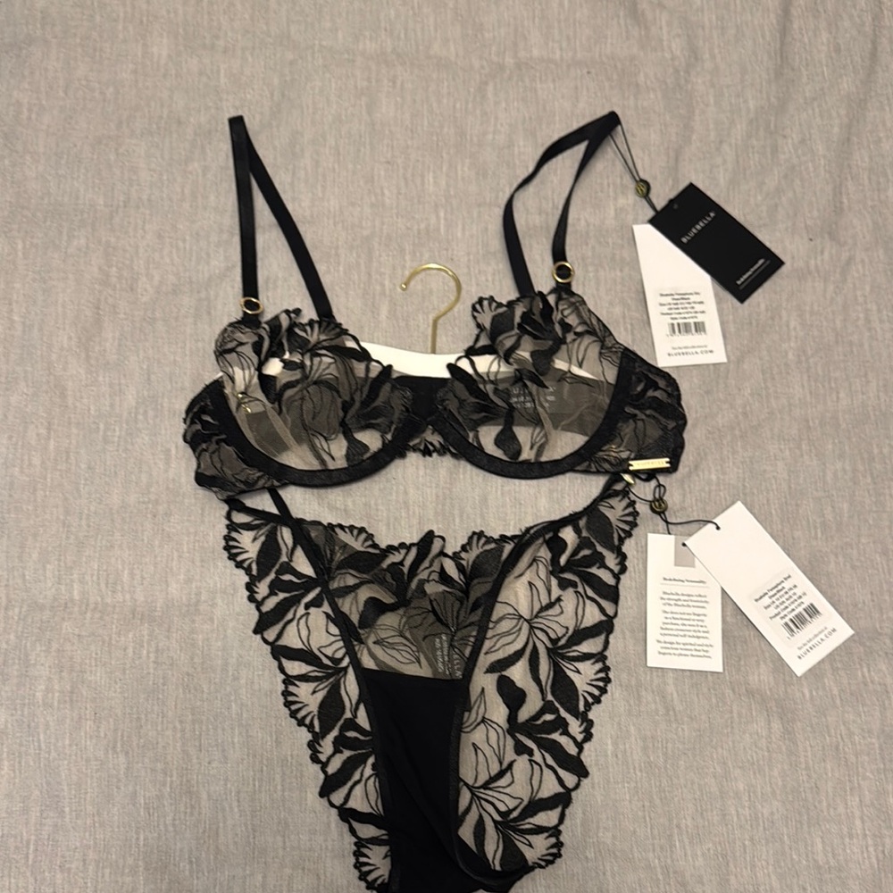 Bluebella Black Lace Underwire Bra